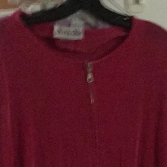 New Vikki Vi California Raspberry Jacket 1X Nordstrom made USA Maternity Barbie - Picture 16 of 16